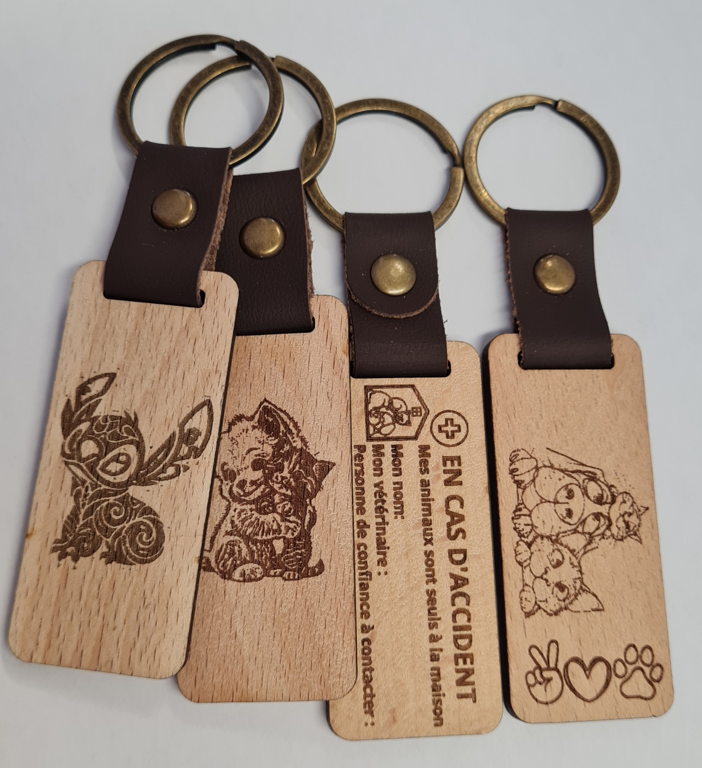 Porte-clés “En cas d’accident”